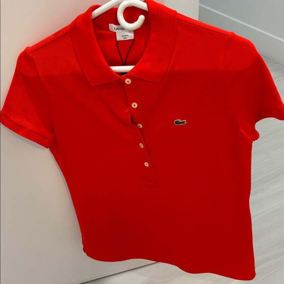 Lacoste Bright Red Polo Shirt - Picture 1 of 4